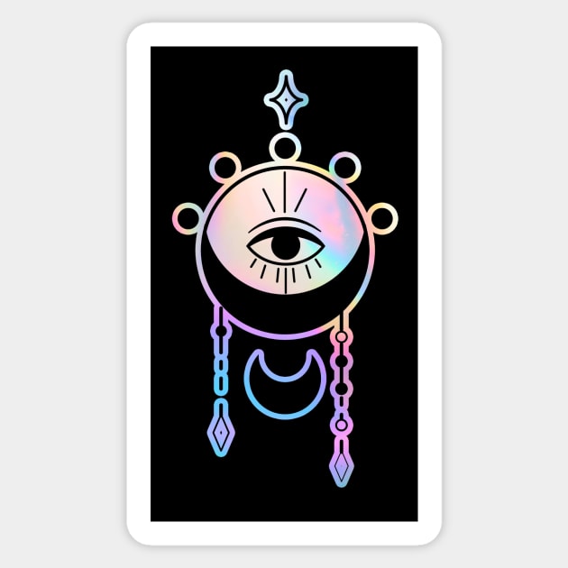 Esoteric Eye Mystical Symbol Wicca Sticker by Foxxy Merch